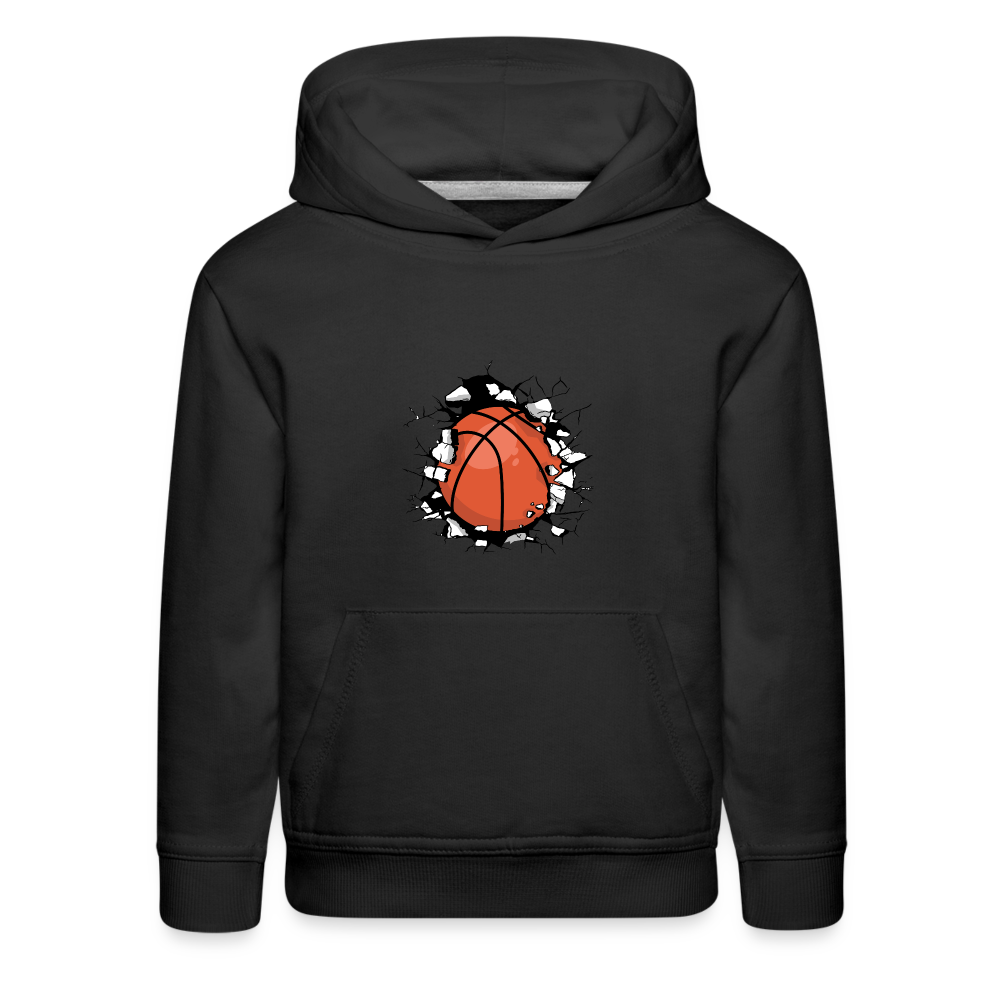 Basketball Kids‘ Premium Hoodie - black