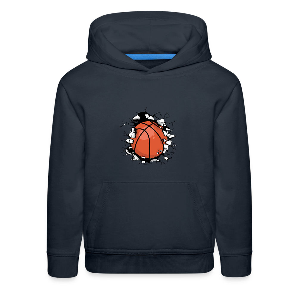 Basketball Kids‘ Premium Hoodie - navy